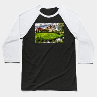 Chocolate Box Tudor House, Cotswolds, UK Baseball T-Shirt